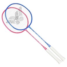 VICTOR 勝利體育 羽毛球拍 亮粉藍白 POWER 1000 90~100g 2支, POWER1000-BQ, 1組