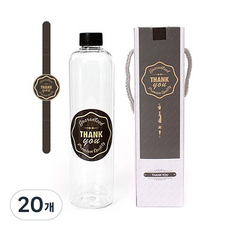 병도매닷컴 DT600 페트병 패키지 SET, 600ml, 20개, 옵션 2
