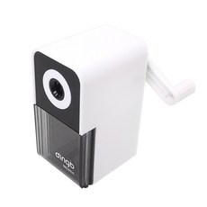 2단계 심조절 연필깎이, 화이트, 1개