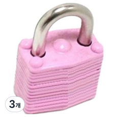 JMLT 鋼製固定式鎖 隨機出貨 NO 38A, 3個