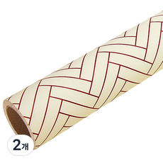 第一包裝 人字紋捲筒包裝紙, 酒紅色, 2個