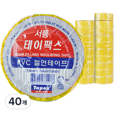 Tapex Seotong PVC絕緣膠帶, 40個