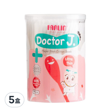 FARLIN 紙軸棉花棒 天然柔軟棉材 極細設計, 190支, 5盒