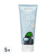 홀리카홀리카 어몽어스 데일리 프레시 올리브 클렌징 폼, 150ml, 5개