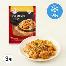 마니커 카레 닭불고기 2개입 (냉동), 600g, 3개