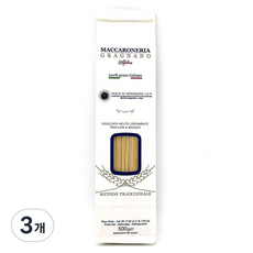 아펠트라 스파게티노 마카로네리아 디 그라냐노 IGP 파스타, 500g, 3개
