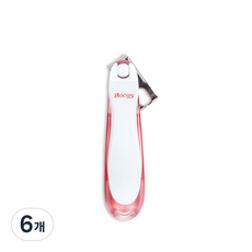 보카스 회전 발톱깎이 TNC-3020, 6개, 레드