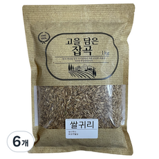 고을담은 국산 귀리, 1kg, 6개