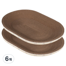 세이코코아 골판지 스크래쳐 타원형, 6개