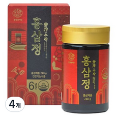 천지인 홍삼정 수작, 240g, 4개 240g, 4개