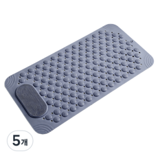 Sseonyujeu 洗腳防滑浴室指壓墊, 5個, 灰色