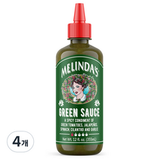 Melinda's 梅琳達 綠色辣醬, 355ml, 4個