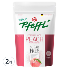 Pfeffi 無糖薄荷糖 水蜜桃口味, 105g, 2個