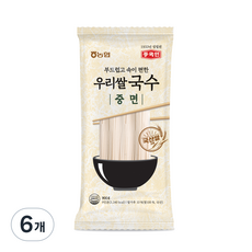 풍국면 농협 우리쌀국수 중면, 900g, 6개