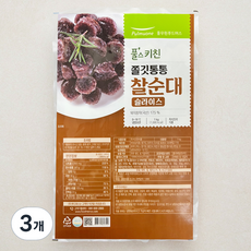 풀무원 풀스키친 쫄깃통통찰순대 슬라이스, 1kg, 3개