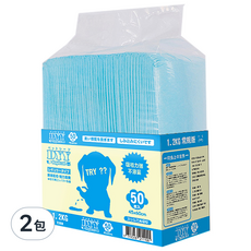 DYY dog&cat 經濟包除臭尿布/尿片 業務用 常規版 1.2kg 2包, 50片, 60 x 45cm