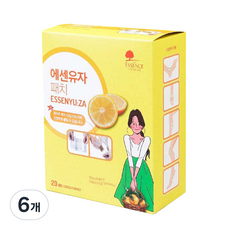 에센스네이쳐 에센유자 밴드형 발패치, 20개입, 6개