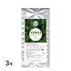 YOU&I커피 EXPRESS DARK 분쇄 커피, 1kg, 더치, 3개