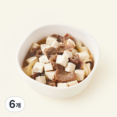 킨더가든 우리아이 소불고기 두부조림, 130g, 6개