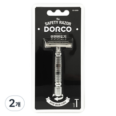 DORCO 多可樂客 安全刮鬍刀雙刃經典款, 1件, 2個