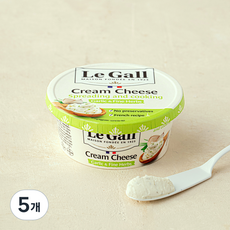 르갈 크림치즈 갈릭 엔 허브, 150g, 1개입, 5개