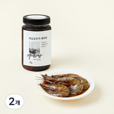 자하람 매실발효액 새우장, 530g, 2개