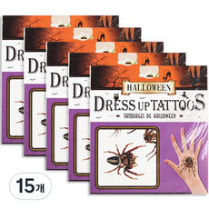 PARTYHAE 萬聖節手部刺青, 蜘蛛, 15個