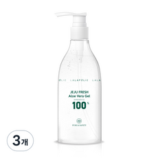 제주 프레쉬 알로에 베라 수딩젤 100%, 300ml, 3개