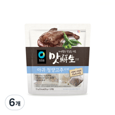 대상 청정원 맛선생 아귀청양고추 티백 12p, 6개