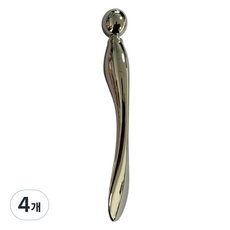 페이스 롤러 괄사 스틱, 실버, 4개