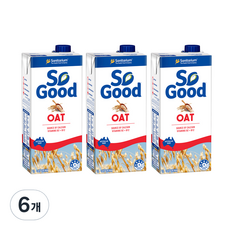 So Good 無糖燕麥奶, 1L, 6瓶