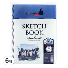 Artmate 繪圖素描本, 8 開, 6個