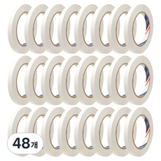 Daebak Tape 雙面膠帶 10mm x 30m, 48個, 白色