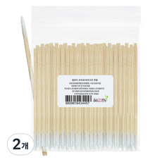 BELOTTY 超細微米尖頭棉花棒, 2個, 300入