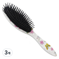 CHILSUNG 新款轉印蝴蝶氣墊梳 大, 白色, 3個