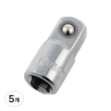 사타 6.3mm 소켓 어댑터 1/4 x 3/8 11913, 5개