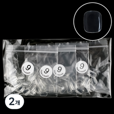 Lvia 腳趾甲片 9號 50片 x 4個, 2個, 透明