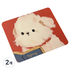 Theia 粉彩可愛狗狗角色滑鼠墊 30 x 25 x 0.2cm, 拉格蘭小狗 32, 2個