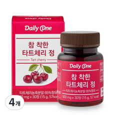 데일리원 참 착한 타트체리정, 4개, 30정