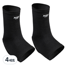 씨오브비 스포츠 슬림 발목 보호대 2개, 4세트, 블랙