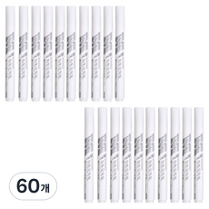 엠앤지 유성 마카펜 화이트, 60개, 1색