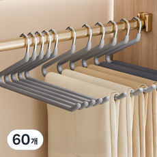 反向防滑高級末端塗層褲架, 60個, 灰色