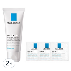 라로슈포제 에빠끌라 H 멀티 컴펜세이팅 수딩 모이스춰라이저 크림 40ml + 에빠끌라 듀오 에센스 2ml 3p, 2개