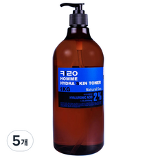 Natural Water Key Homme Hydra Skin, 1000g, 5個