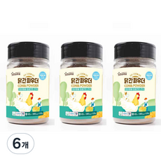 주오 반려동물 동결건조간식 파우더, 닭간, 100g, 6개