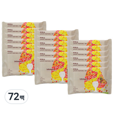 Bebesom 棉質一次性面巾便攜, 10張, 72包