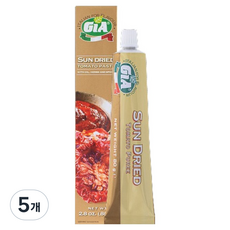 지아 썬드라이드 토마토 퓨레 튜브, 80g, 5개