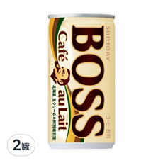 日本 BOSS 歐蕾咖啡飲料, 185ml, 2罐