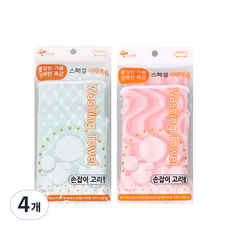 sofrien 特殊沐浴巾, 隨機出貨, 4個, 1入