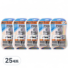 MAX 男用刮鬍刀+替換刀片 8入, 25套